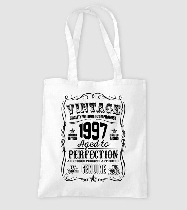 Vintage Perfection - 1997 model alb pe tricou