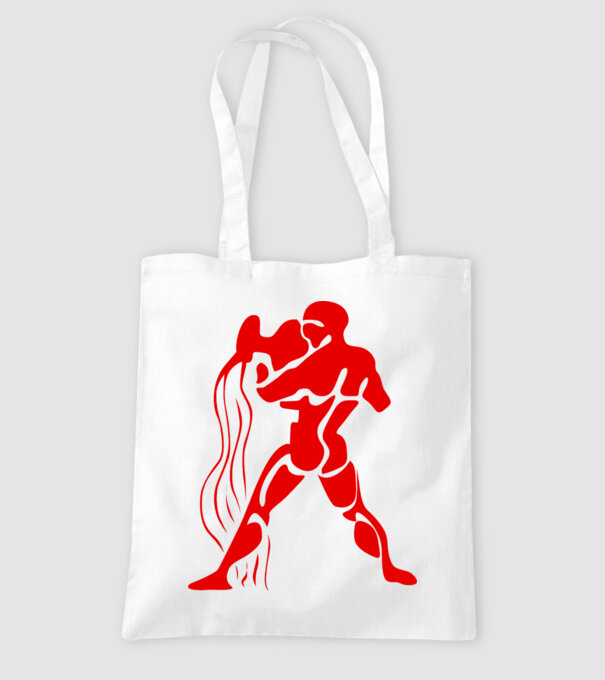 Aquarius Horoscope model alb pe tricou