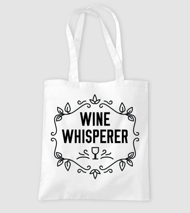 Wine tasting team Wine Whisperer model alb pe tricou