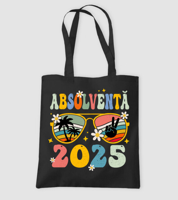 Absolventă 2025 model negru pe tricou