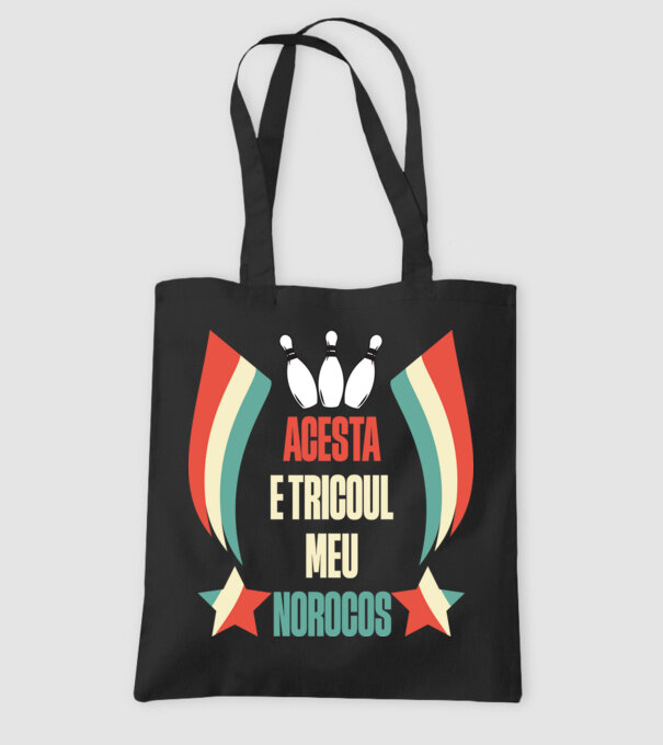 acesta e tricoul meu norocos model negru pe tricou