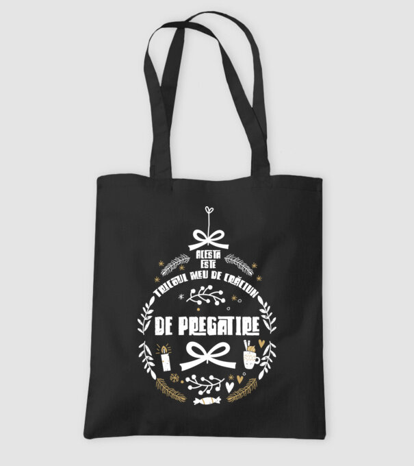 acesta este tricoul meu de Crăciun_de pregătire model negru pe tricou