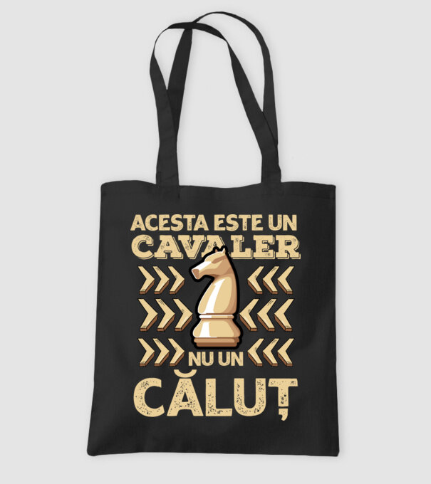 Acesta este un cavaler, nu un căluț model negru pe tricou