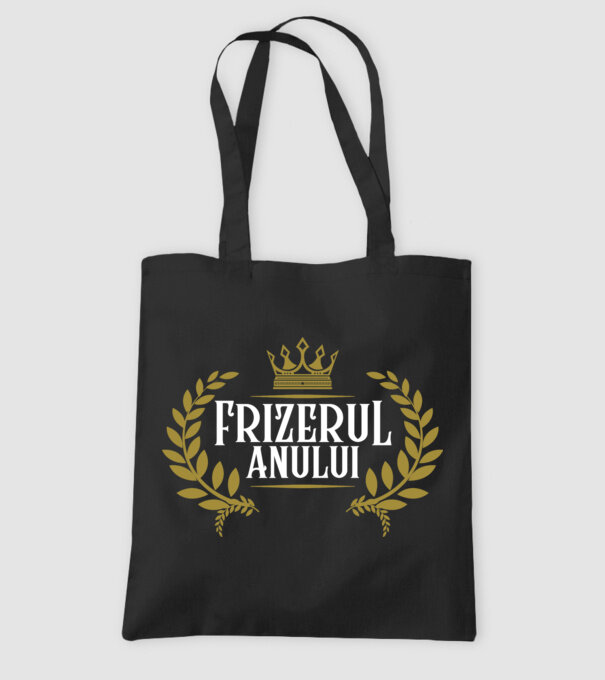 Anului Frizerul model negru pe tricou