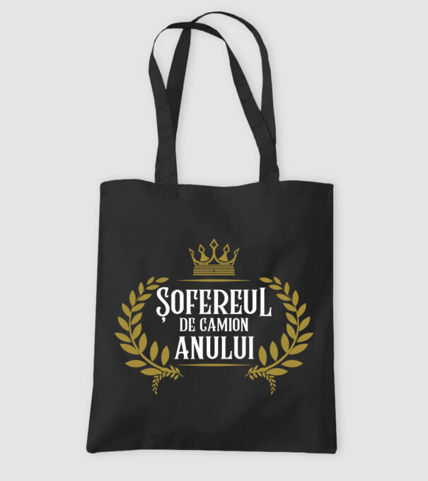 Anului Șofereul de camion model negru pe tricou