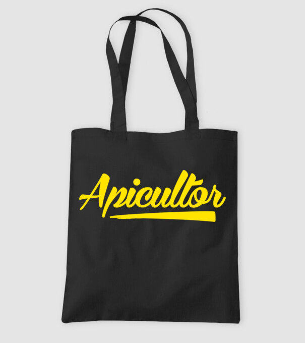 Apicultor model negru pe tricou