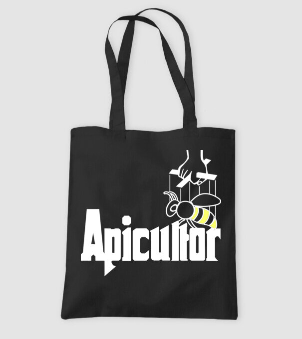 apicultor model negru pe tricou