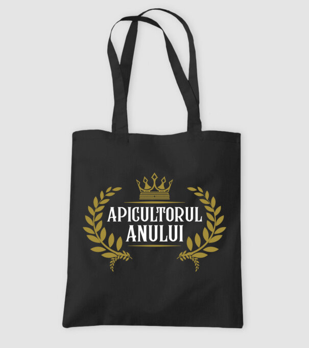 apicultorul anului model negru pe tricou