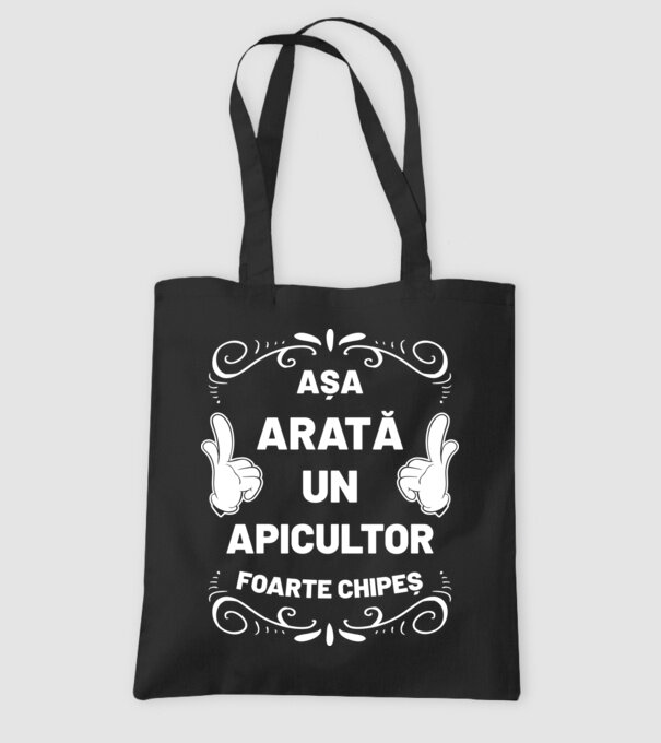Așa arată un APICULTOR foarte chipeș model negru pe tricou