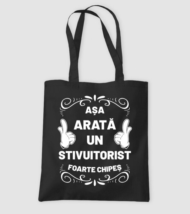 Așa arată un stivuitorist foarte chipeș model negru pe tricou