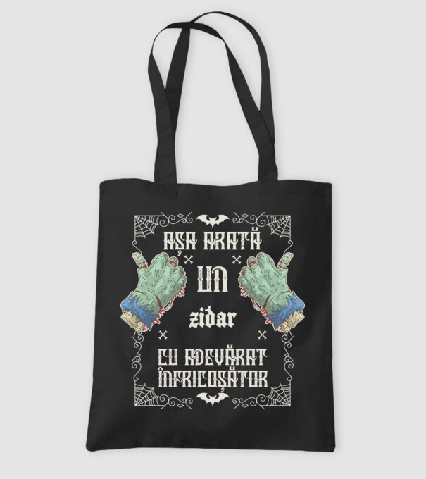 Așa arată un ZIDAR cu adevărat înfricoșător model negru pe tricou