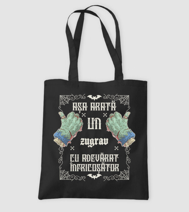 Așa arată un ZUGRAV cu adevărat înfricoșător model negru pe tricou
