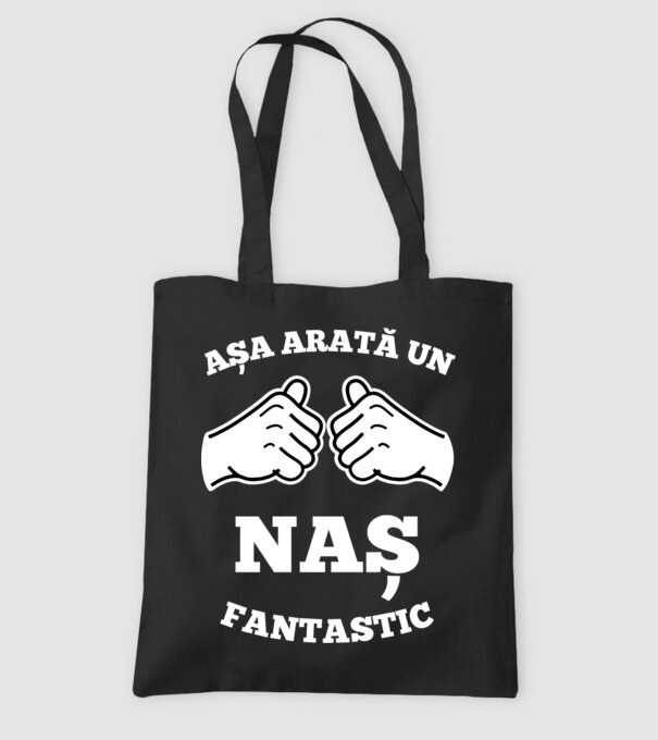 Așa arată un naș fantastic model negru pe tricou