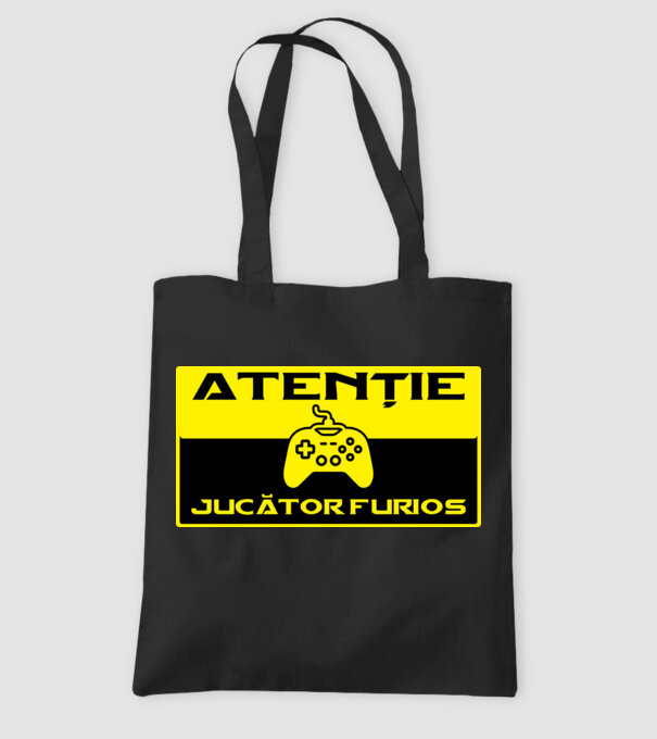 Atenție! Jucător furios model negru pe tricou