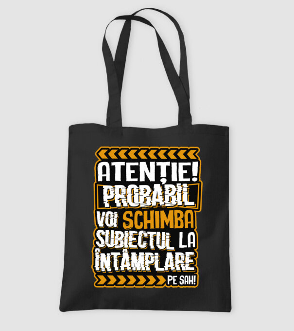 Atenție, probabil voi schimba subiectul la întâmplare pe șah model negru pe tricou