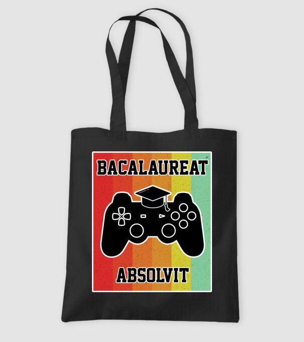 bacalaureat absolvit model negru pe tricou