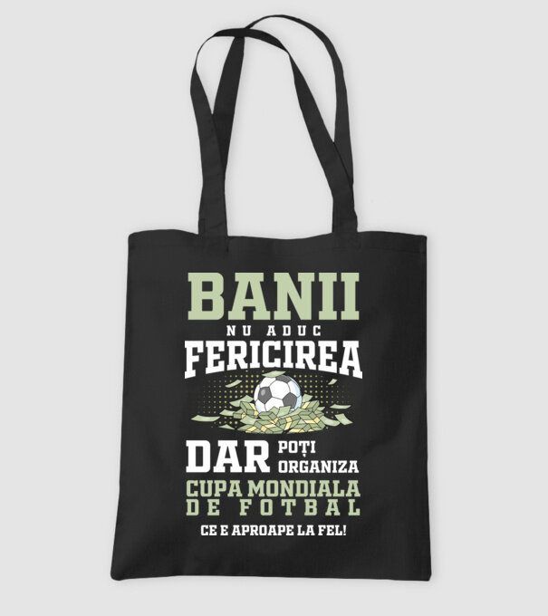 Banii nu aduc fericirea model negru pe tricou