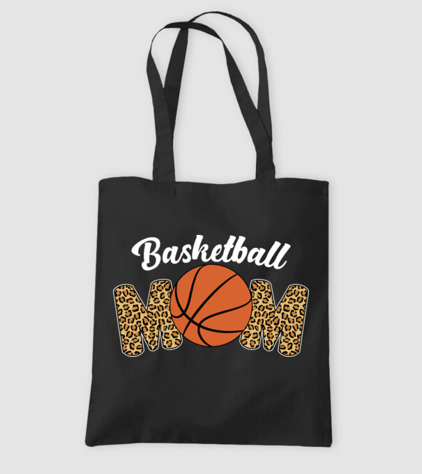Basketball Mom model negru pe tricou