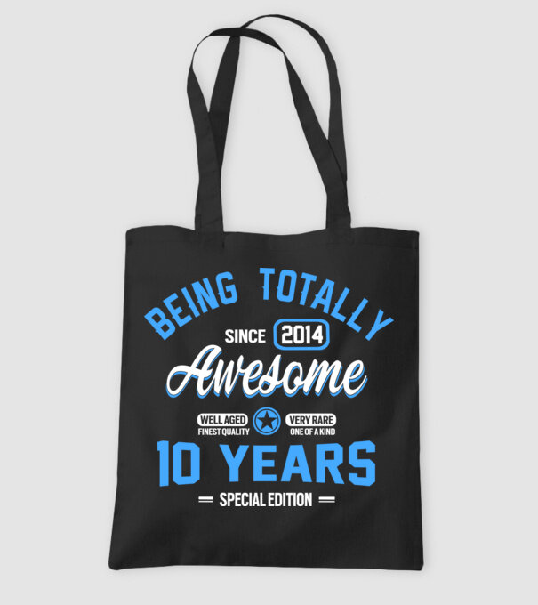 Being totally awesome 10 model negru pe tricou