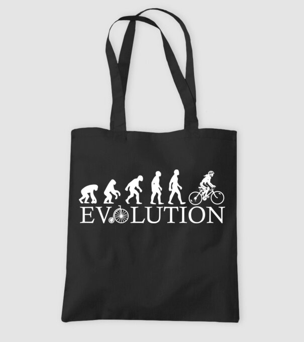 Bike evo model negru pe tricou