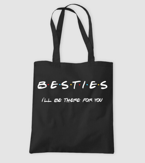 Bride Friends Besties model negru pe tricou