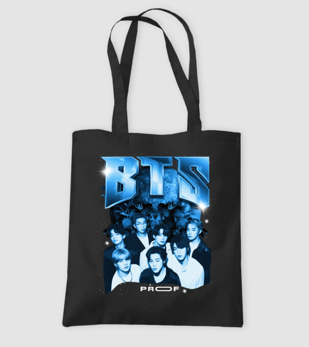 BTS model negru pe tricou