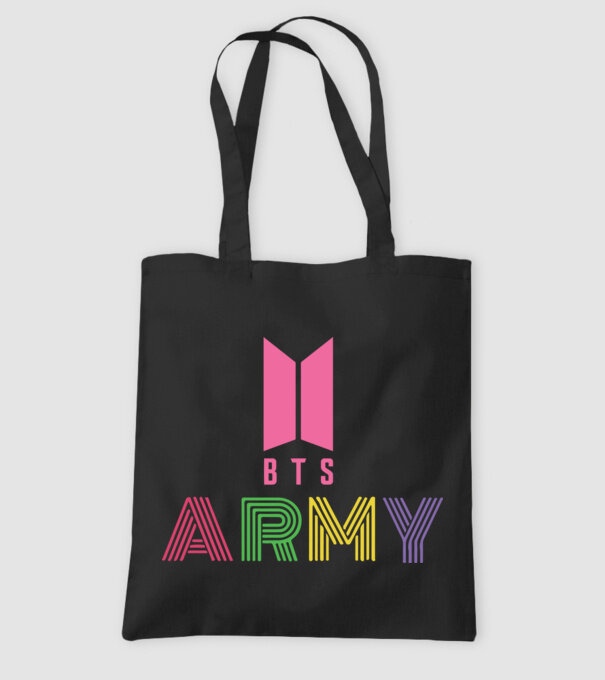 BTS ARMY model negru pe tricou