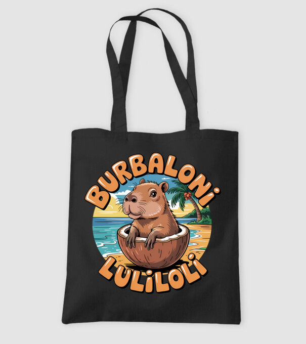 Burbaloni Luliloli model negru pe tricou