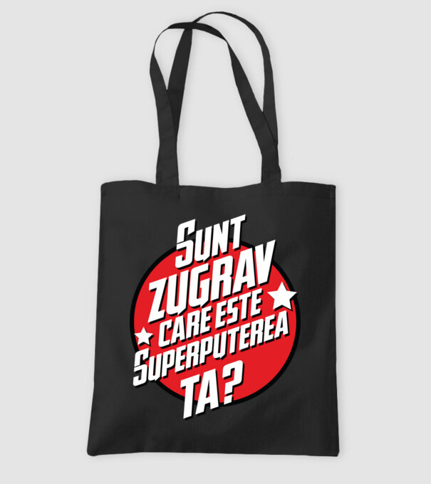 sunt zugrav, care este superputerea ta? model negru pe tricou