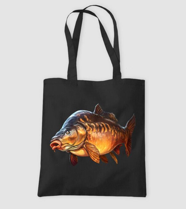 Carp model negru pe tricou