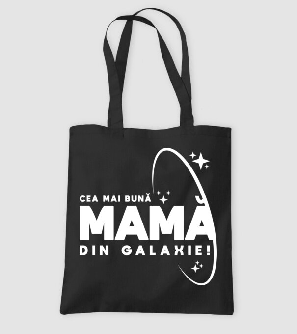 Cea mai bună bunică din Galaxie! model negru pe tricou