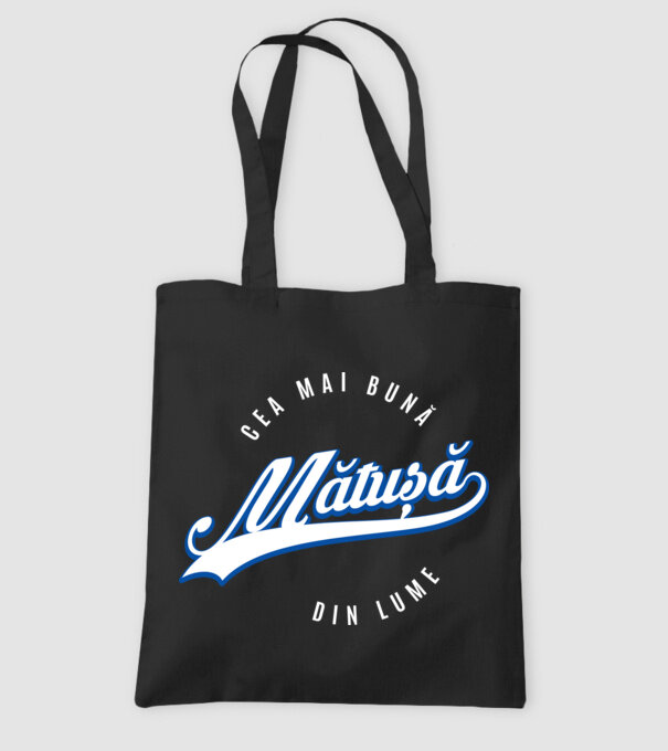 Cea mai bună MĂTUȘĂ din lume model negru pe tricou
