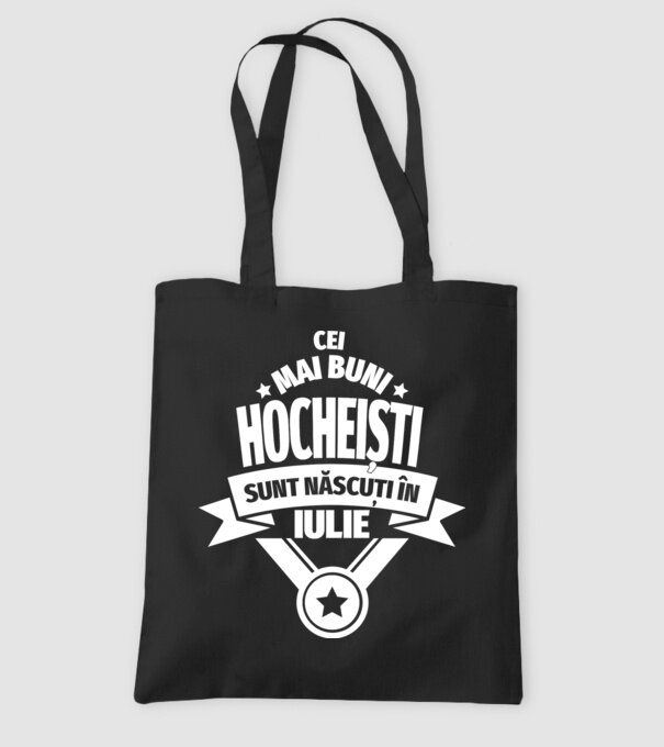 Cei mai buni hocheiști sunt născuți în IULIE model negru pe tricou