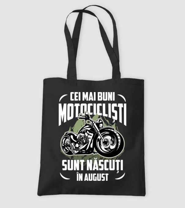 Cei mai buni motocicliști sunt născuți în August model negru pe tricou