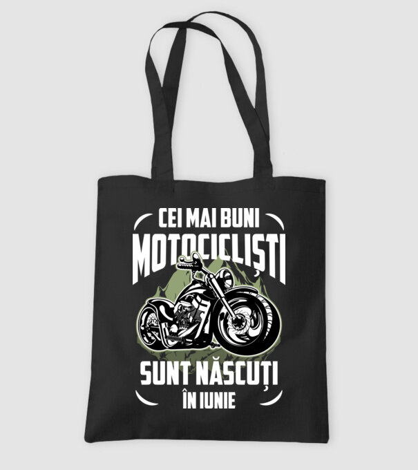 Cei mai buni motocicliști sunt născuți în Iunie model negru pe tricou