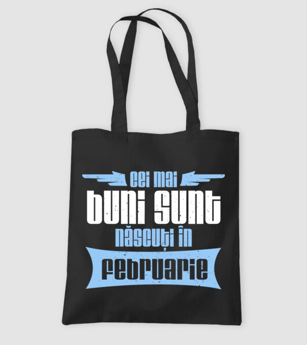 Cei mai buni sunt născuți în februarie model negru pe tricou