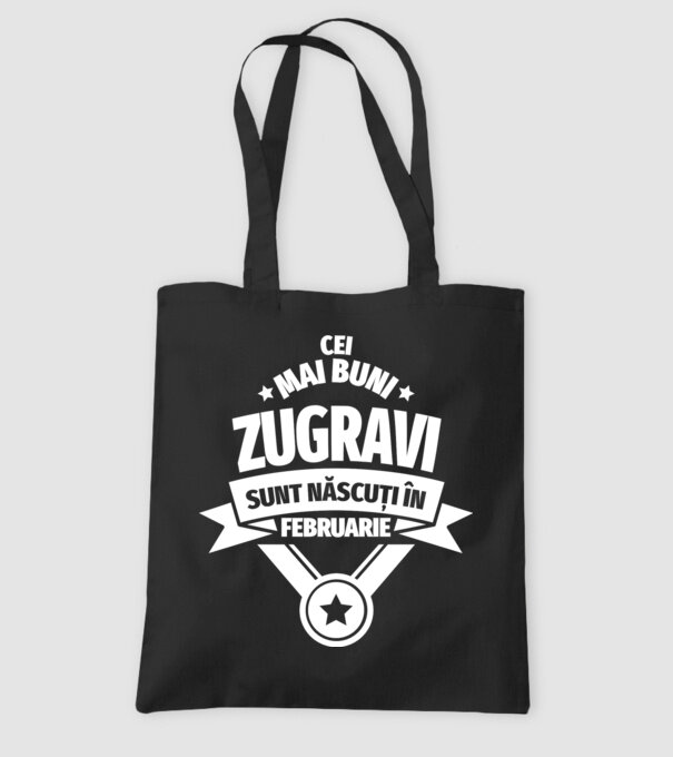 Cei mai buni zugravi sunt născuți în Februarie model negru pe tricou