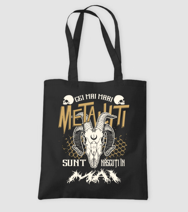 Cei mai mari metaliști sunt născuți în mai. model negru pe tricou
