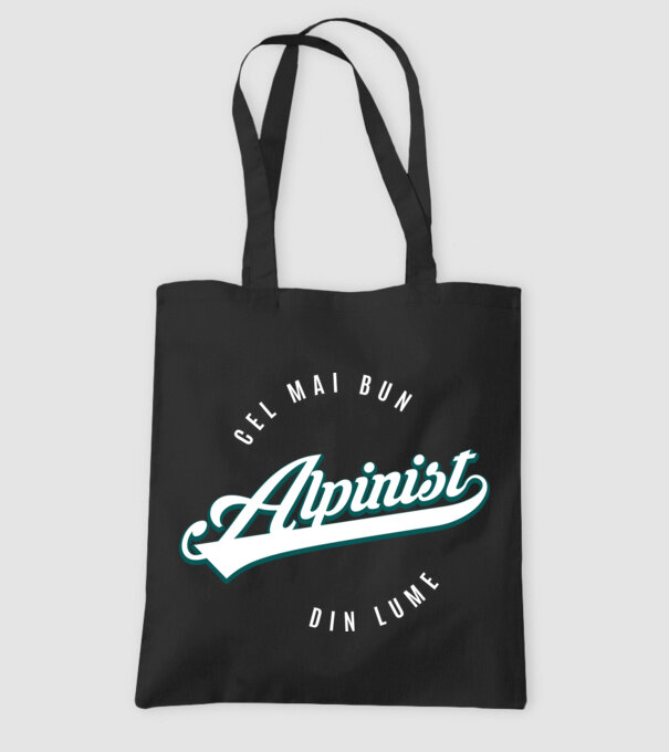 Cel mai bun alpinist din lume model negru pe tricou