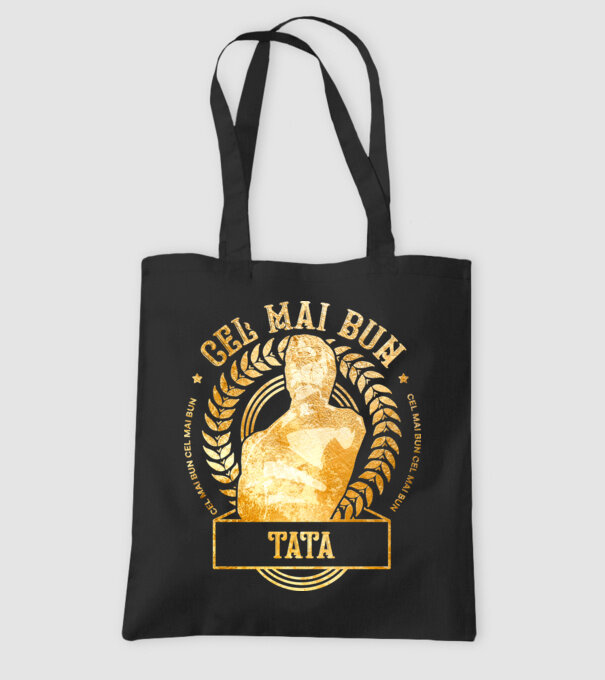 Cel mai bun tată model negru pe tricou