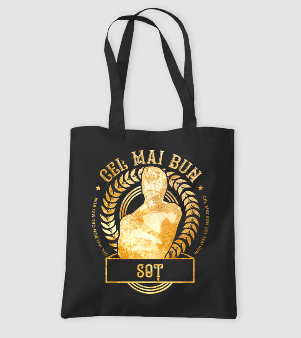 cel mai bun soț model negru pe tricou