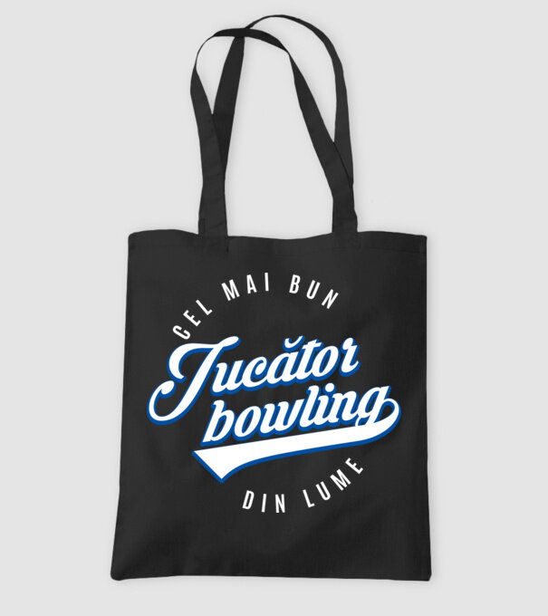 cel mai bun jucător bowling din lume model negru pe tricou