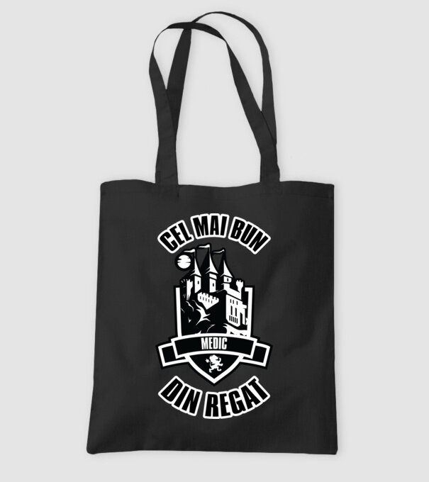 Cel mai bun medic din regat model negru pe tricou