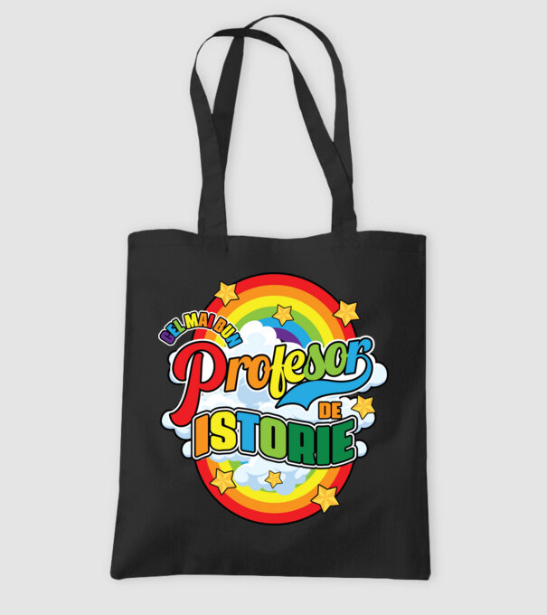 Cel mai bun profesor de istorie model negru pe tricou