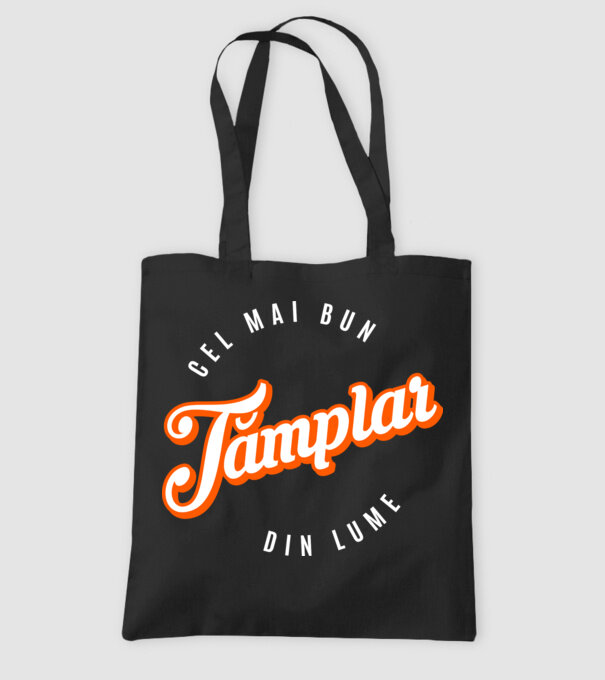 Cel mai bun TÂMPLAR din lume model negru pe tricou