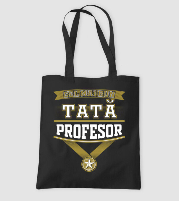 Cel mai bun tată profesor model negru pe tricou