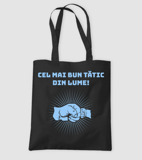 cel mai bun Tătic din lume model negru pe tricou