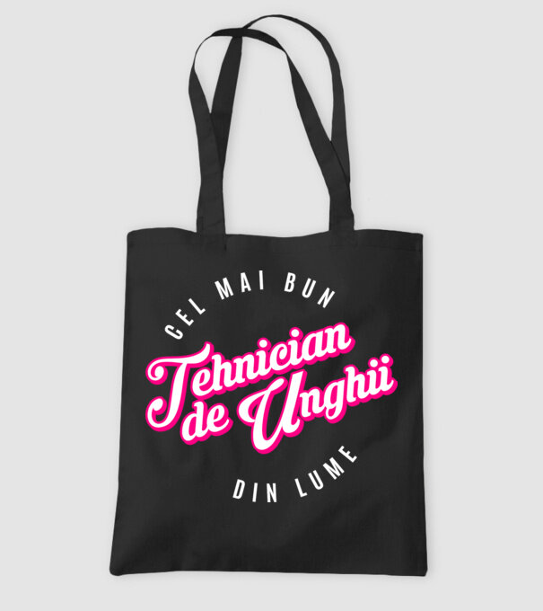 Cel mai bun tehnician de unghii din lume model negru pe tricou