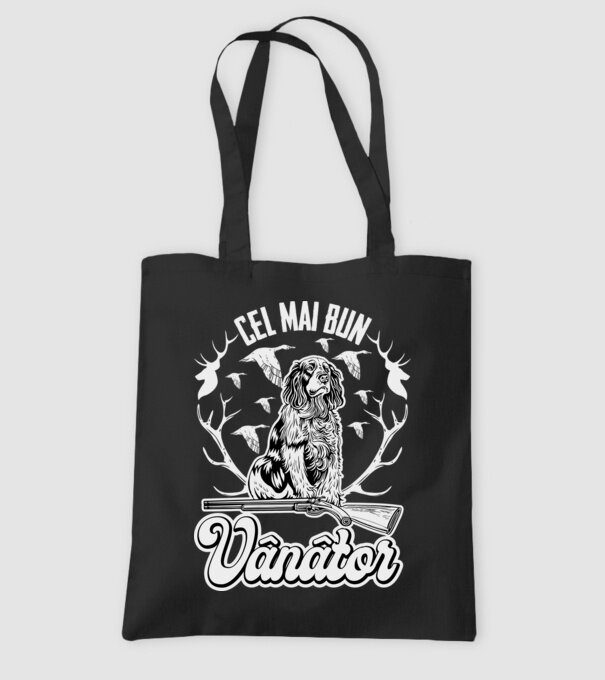 Cel mai bun vânător model negru pe tricou