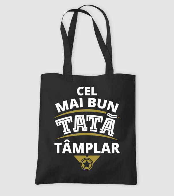 Cel mai bun tată tâmplar model negru pe tricou